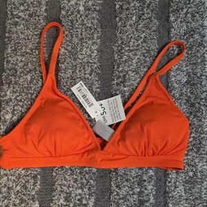 Amazon Essentials Bright Orange Bikini Top